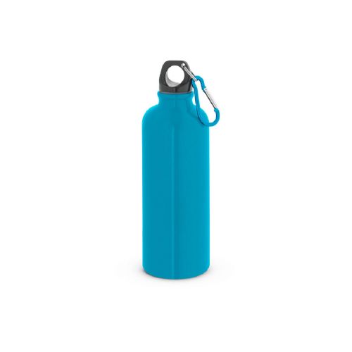KELCE - Bouteille en acier inoxydable à simple paroi avec mousqueton 550 ml