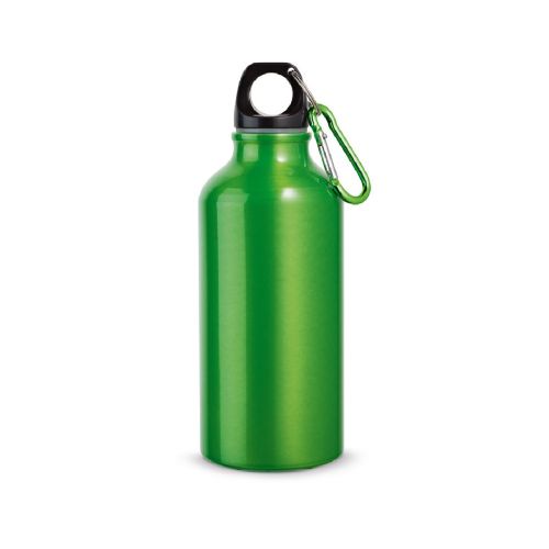 LANDSCAPE S - Bouteille de sport 400mL en aluminium avec mousqueton