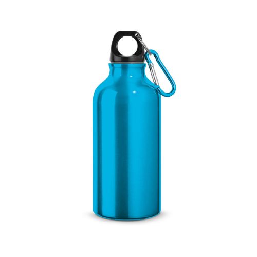 LANDSCAPE S - Bouteille de sport 400mL en aluminium avec mousqueton