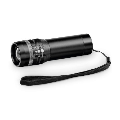 ZOOMIN - Lampe de poche en aluminium avec fonction zoom avec 3 modes d'éclairage