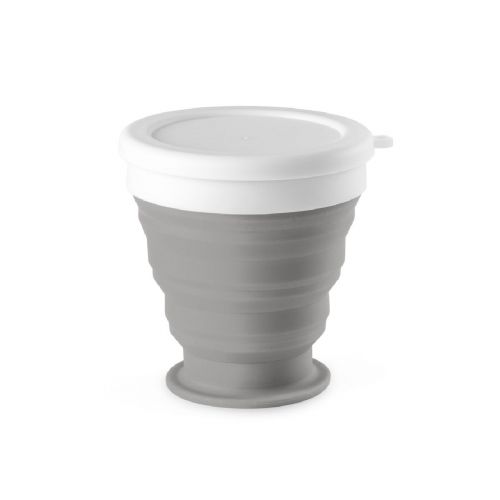 ASTRADA - Verre de voyage pliable 250mL en silicone et PP
