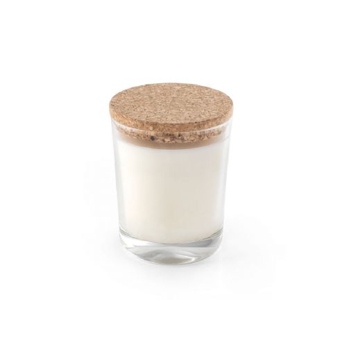 ZEN 180 - Bougie aromatique dans une coupelle en verre avec un couvercle en liège 180 g