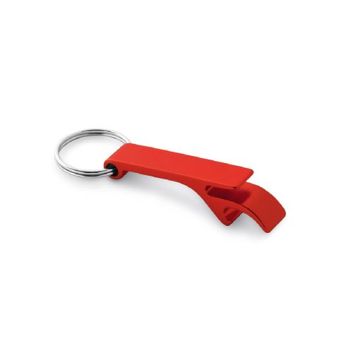 RE-BAITT - Porte-clés avec décapsuleur en aluminium recyclé (100% rAL)