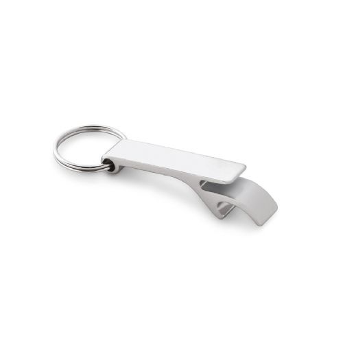 RE-BAITT - Porte-clés avec décapsuleur en aluminium recyclé (100% rAL)