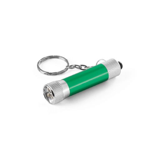 RE-LERGAN - Porte-clés en aluminium (92 % recyclé) avec lampe de poche LED à 3 lumières