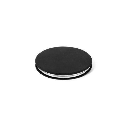 FREYA - Miroir rond double face avec extérieur en PU mat