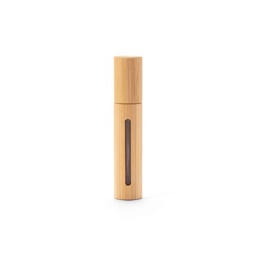 REESE - Atomiseur de parfum rechargeable avec boîtier en bambou naturel