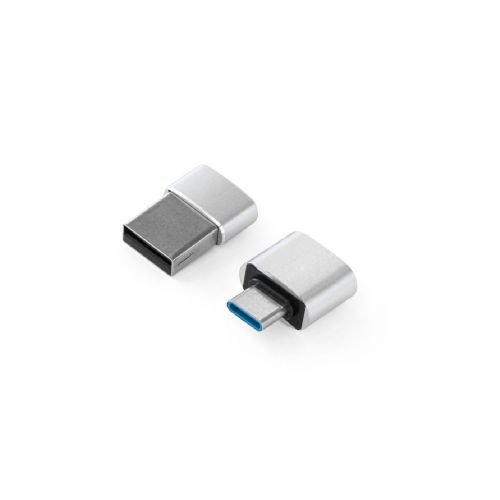 MINSKY - Jeu de 2 adaptateurs USB-A / USB-C en aluminium