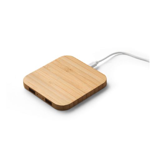 DALTON - Chargeur sans fil 15W superfast en bambou