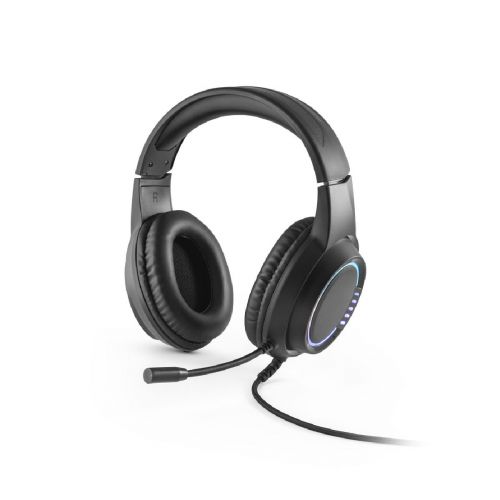 Thorne Headset RGB - Écouteurs gaming avec câble de 2 m, microphone et lumières LED RVB en ABS