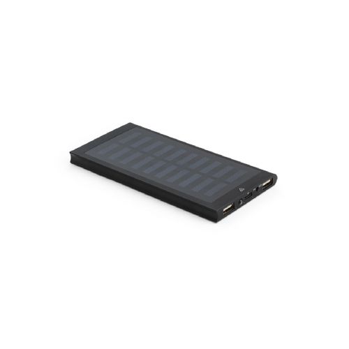 CLERK - Batterie nomade de 8 000 mAh avec panneau solaire en aluminium 100 % recyclé