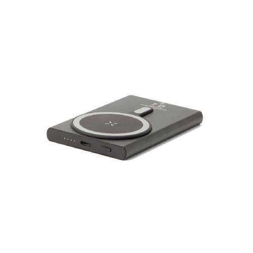 WRIGHT 5 - Batterie externe magnétique avec recharge ultra-rapide en aluminium recyclé et ABS recyclé 5 000 mAh