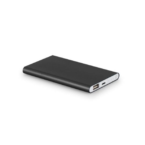 MARCET - Power bank Slim de 4 000 mAh en ABS recyclé (70 % rABS) et aluminium recyclé (30 % rAL)