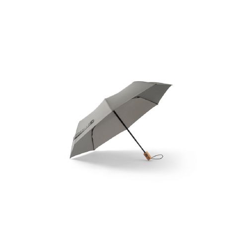 RIVER - Parapluie pliable en polyester recyclé (100% rPET) 190T pongé à ouverture et fermeture automatiques