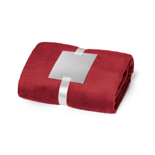 DYLEAF - Couverture polaire (240 g/m²) avec ruban pour carte de personnalisation