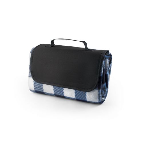 RILEY II - Couverture de pique-nique doublée EPE (180 g/m²) avec motif