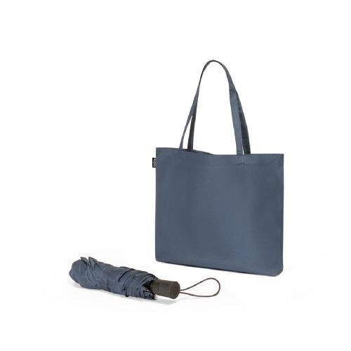SKYLAR - Parapluie 2 en 1 avec sac shopping en polyester recyclé inclus