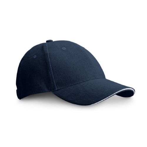 CHRISTOPHE - Casquette sandwich 100% coton (260 g/m²)