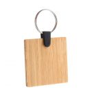 BAMBRY - porte-clés en bambou carré | HG718370C