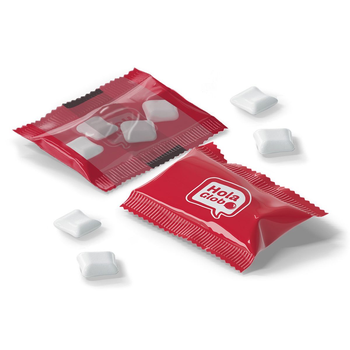CHEWING GUMS BAG S  - Mélange de gomme à mâcher, 75 x 63 mm | CC55027B