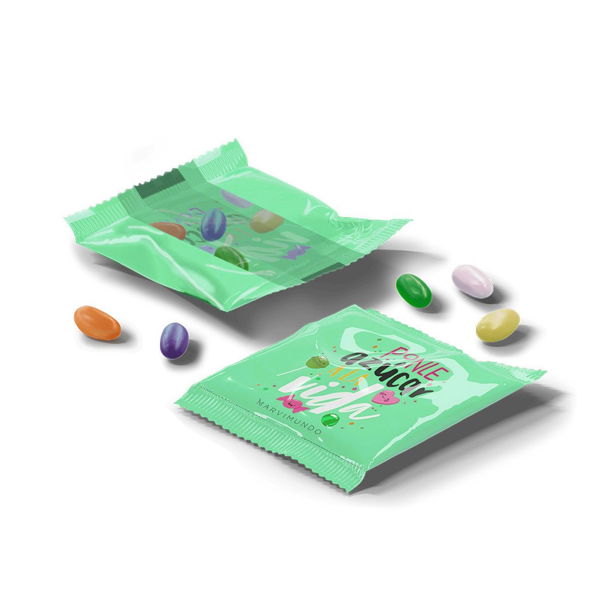 JELLY BEANS BAG M - Mélange de gelées, 75 x 90 mm | CC55028C