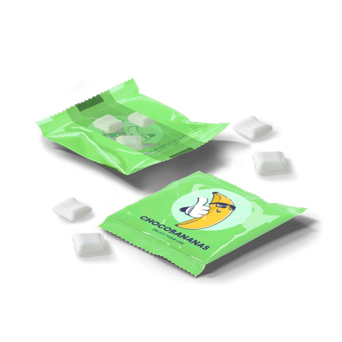 CHEWING GUMS BAG L - Mélange de gomme à mâcher, 75 x 90 mm | CC55029B