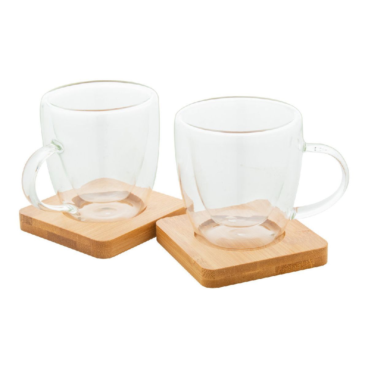Skelang 6 Pcs Tasse A Café, Verres à Expresso En Verre 100ml, Verres à Espresso à Double Paroi