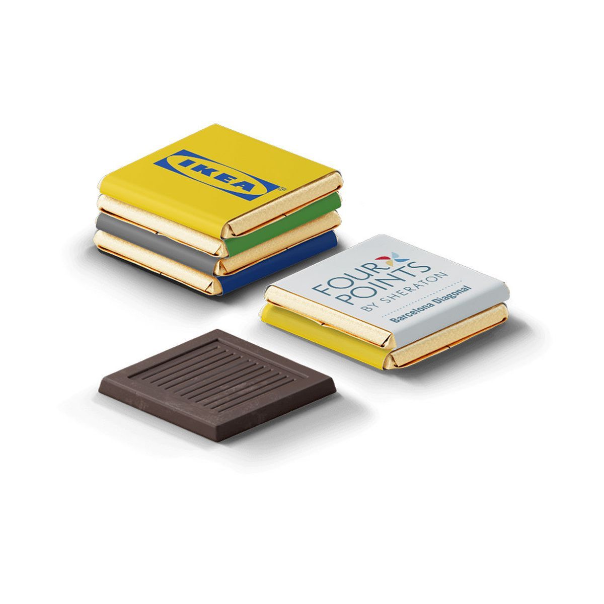 NEAPOLITAN DARK - Chocolats noirs, 30 x 30 mm | CC55033B