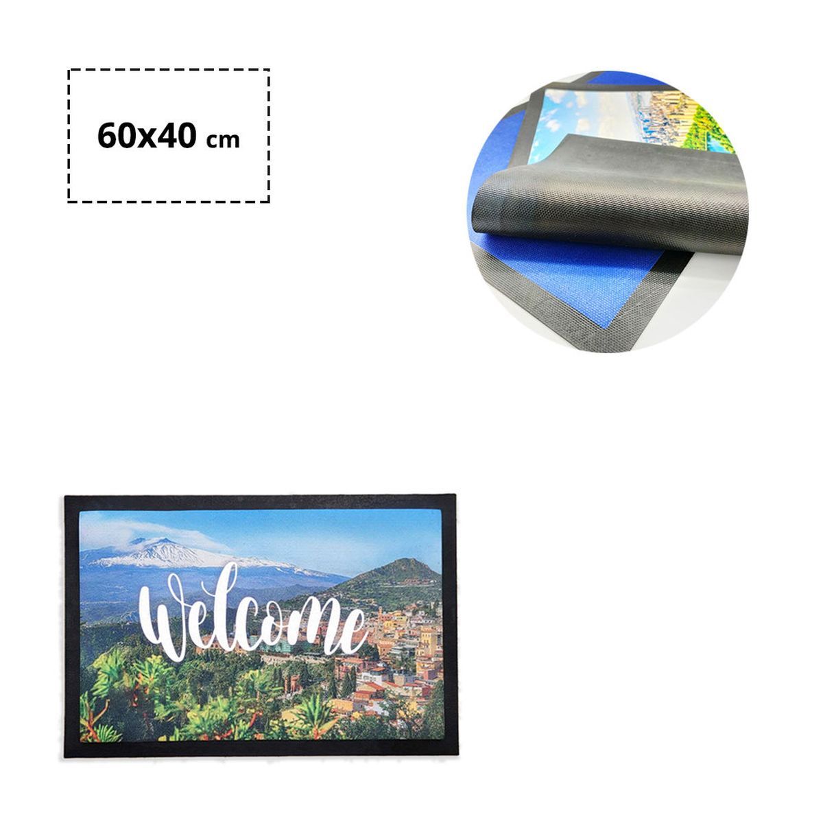 ROME - tapis décoratif , 600x400 mm | GL300301A