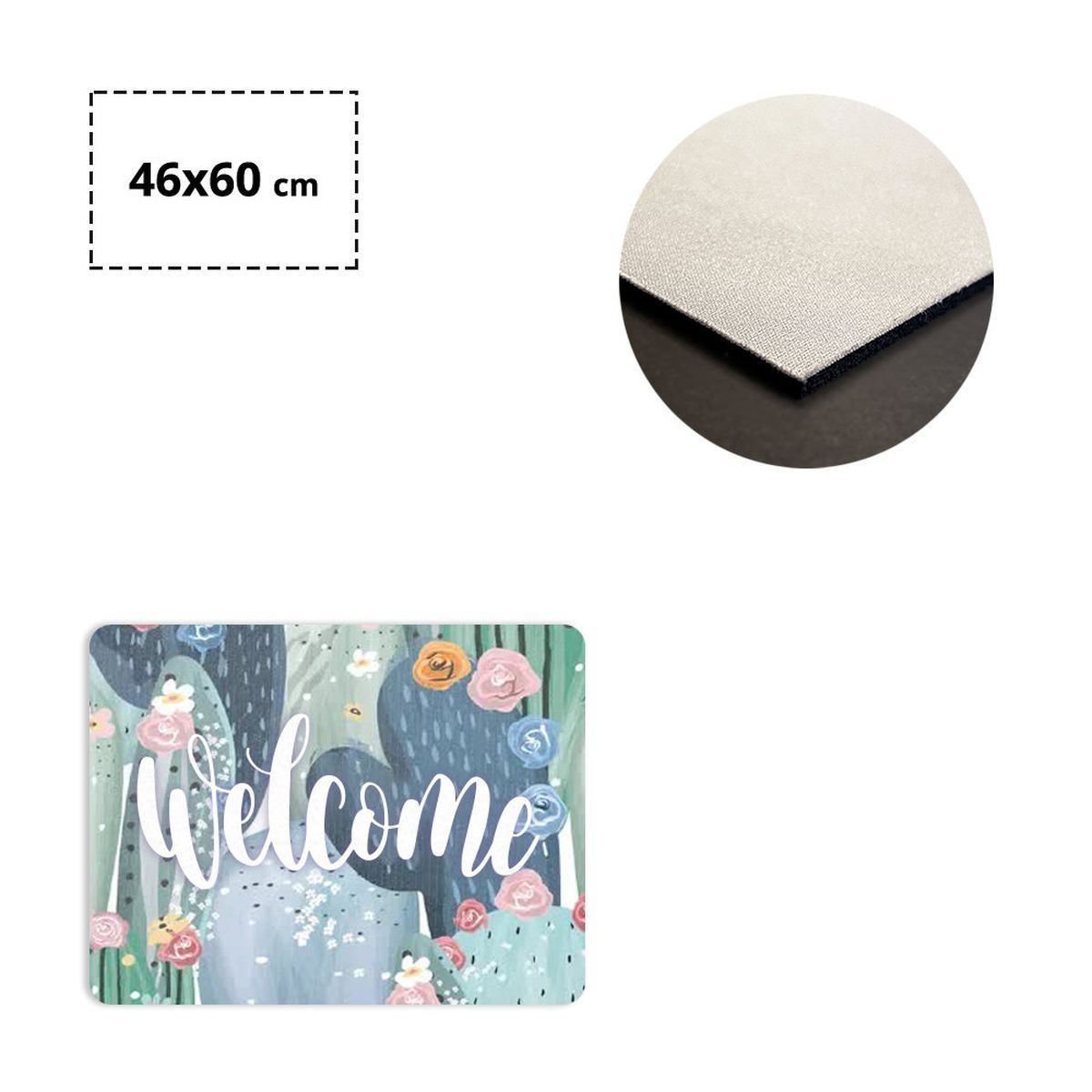 MILAN - tapis antidérapant, 460x600 mm | GL300302B