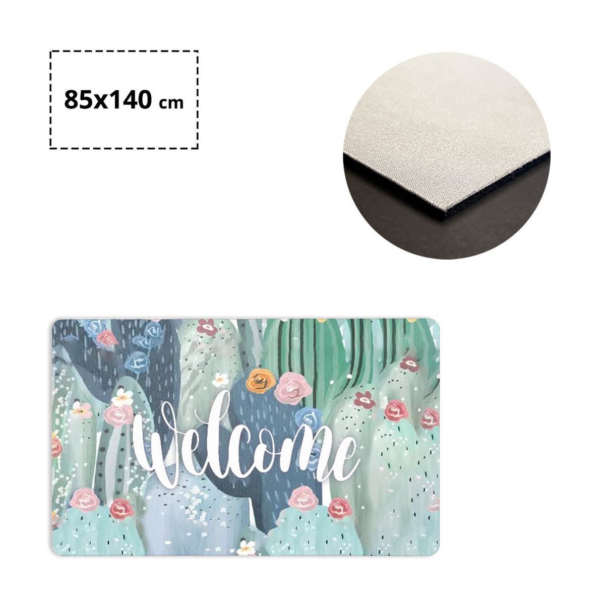 MILAN - tapis antidérapant, 850x1400 mm | GL300302D