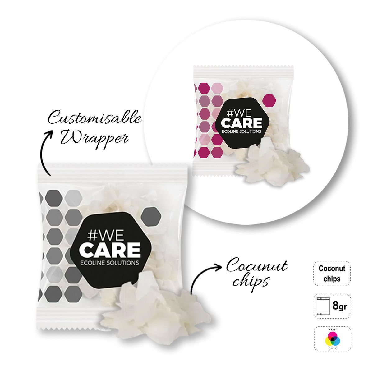 SWEET CHIPS - paquet de chips de fruits, 87x70 mm | GL810813A