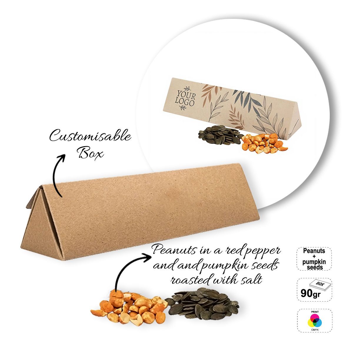 TASTY DUO - paquet de fruits secs, 223x60x53 mm | GL810825B