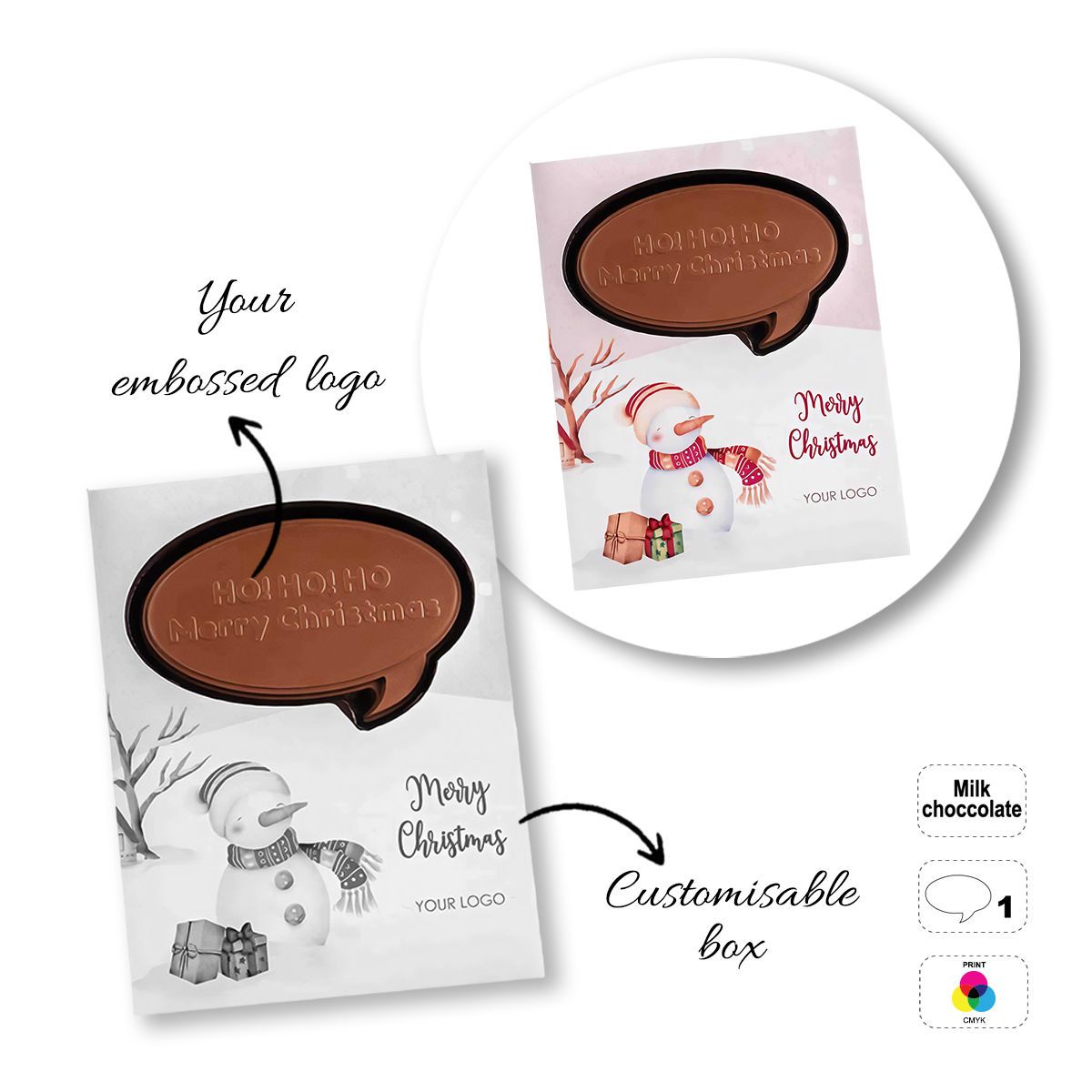 CHOCO4MAT E - barre chocolatée, différentes formes, 182x132x15 mm | GL811109C