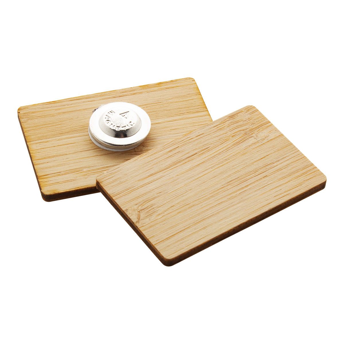 BOOBADGE - Badge en bambou 53×35 mm | HG716415D