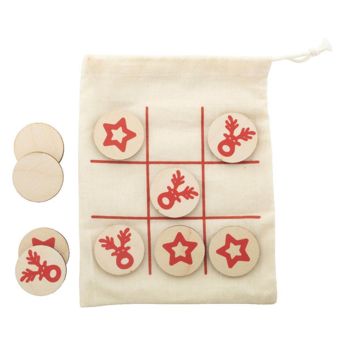 OXO XMAS - jeu de morpions, renne et étoile | HG716432B