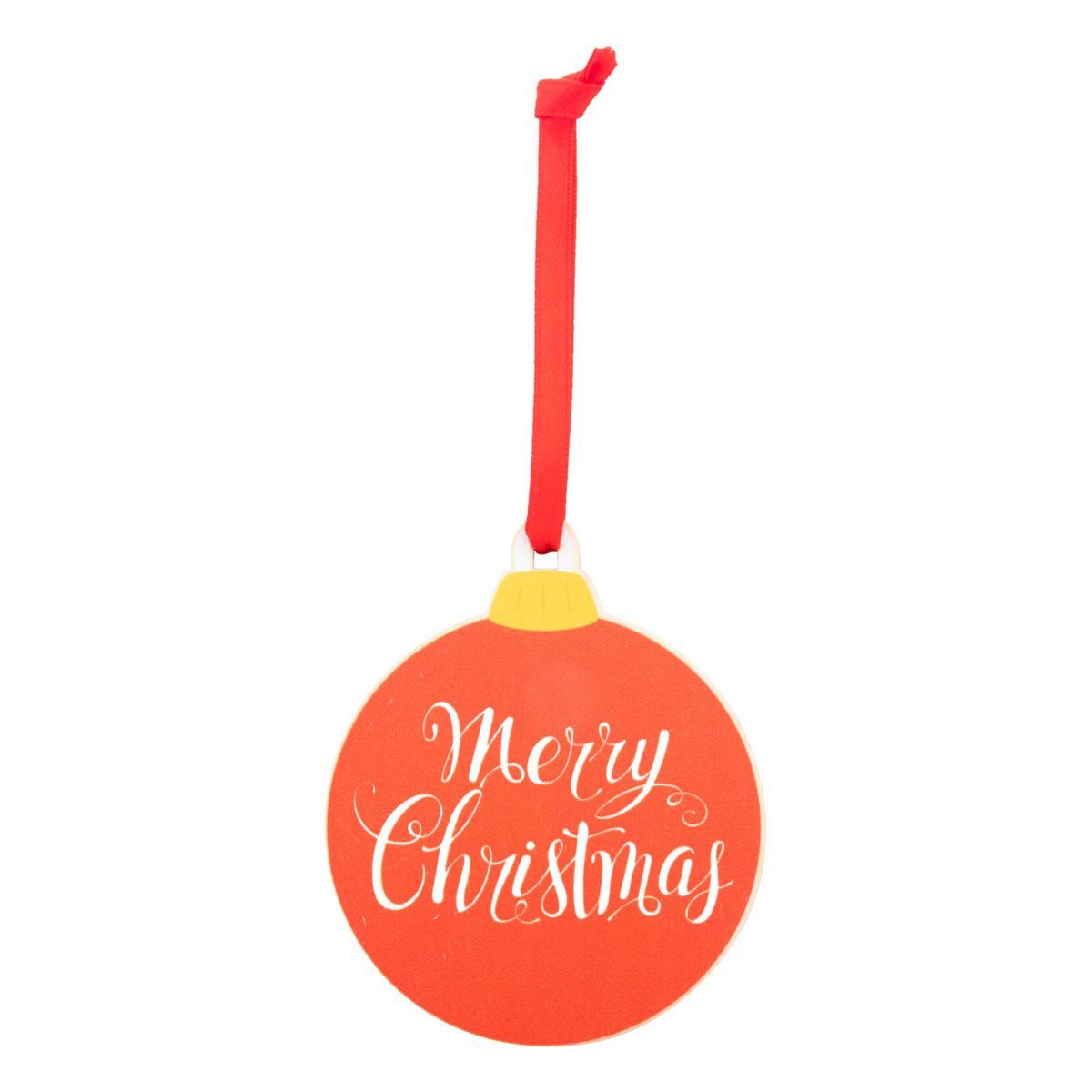 SKALAND - Décoration de sapin de Noël, Merry Christmas | HG716490F