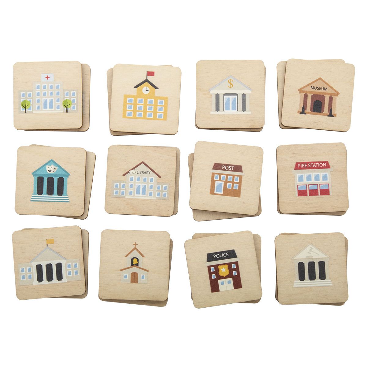 IMMERMOR - jeu de memory, bâtiments | HG718152D