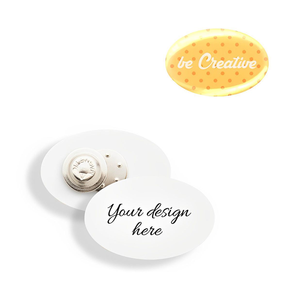 DOMEBADGE - Badge 35×53 mm | HG718199D