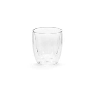 MEUSE 75 - Tasse en verre borosilicate 70 ml, double paroi
