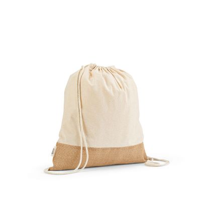 DENALI - Sac à cordon rCOTON 180 gsm et jute 275 gsm