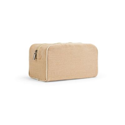RIO - Trousse de toilette 3,3L en jute 260g, avec fermeture Zip