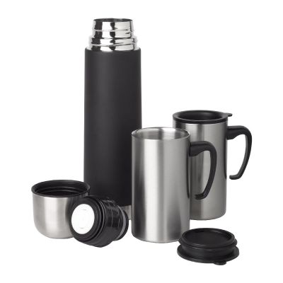FRIEDA - Set bouteille isotherme de 500 ml et mugs 