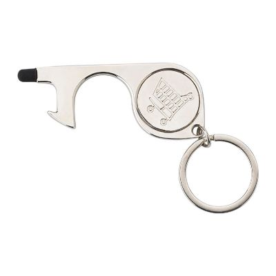 ALIVIA - Ouvre-porte en métal avec jeton 