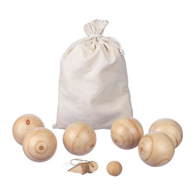 QUILLIAN - Ensemble de jeu de boules en bois 