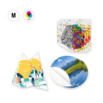 STICKER M TRIANGLE - étiquettes en papier adhésives