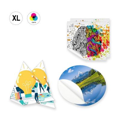 STICKER XL TRIANGLE - étiquettes en papier adhésives