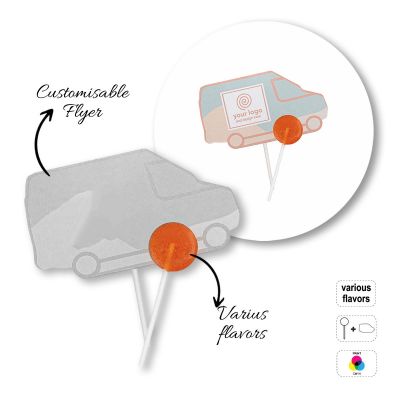 LOLLY HOLDER - sucette avec flyer