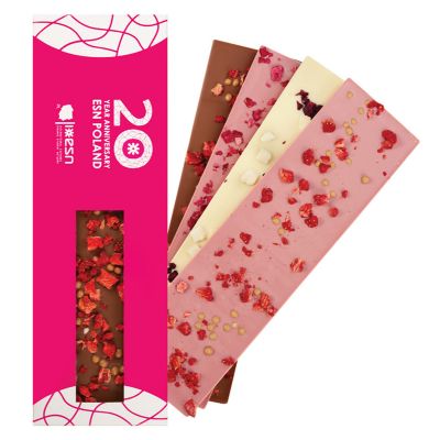 LONG MODERN BAND - tablette de chocolat au lait avec garniture