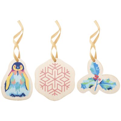 CREAJUL WOOD - Décoration de sapin de Noël personnalisée